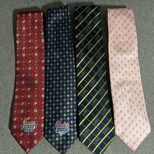 Lot of 4 Chick-fil-A mens ties